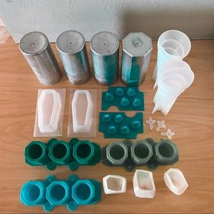 CANDLE MOLDS - SILICONE & METAL
